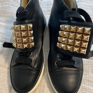 Hermes studded sneakers